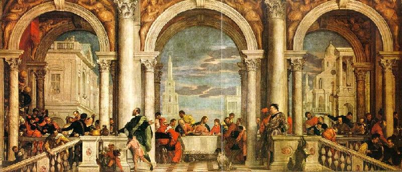  Paolo  Veronese Feast in the House of Levi oil painting picture